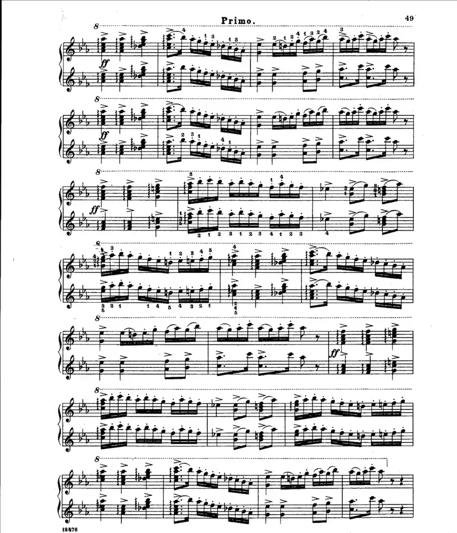 L'Arlesienne Suite No·2（阿莱城姑娘·第二组曲·四手联弹）