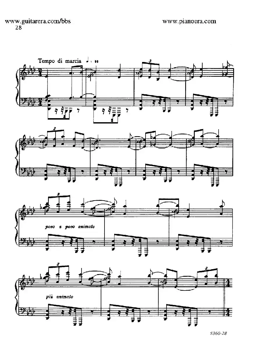 Fourth Piano Sonata S.360（第四钢琴奏鸣曲）