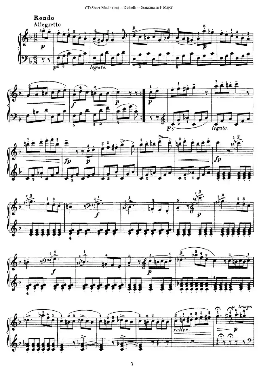 7 Piano Sonatinas Op.168（7首钢琴小奏鸣曲 No.1）