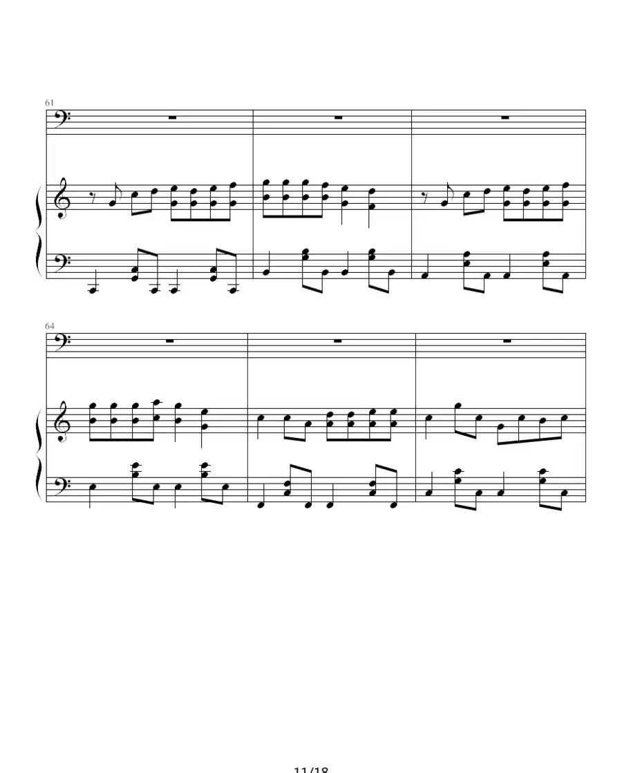 Title（钢琴伴奏谱）