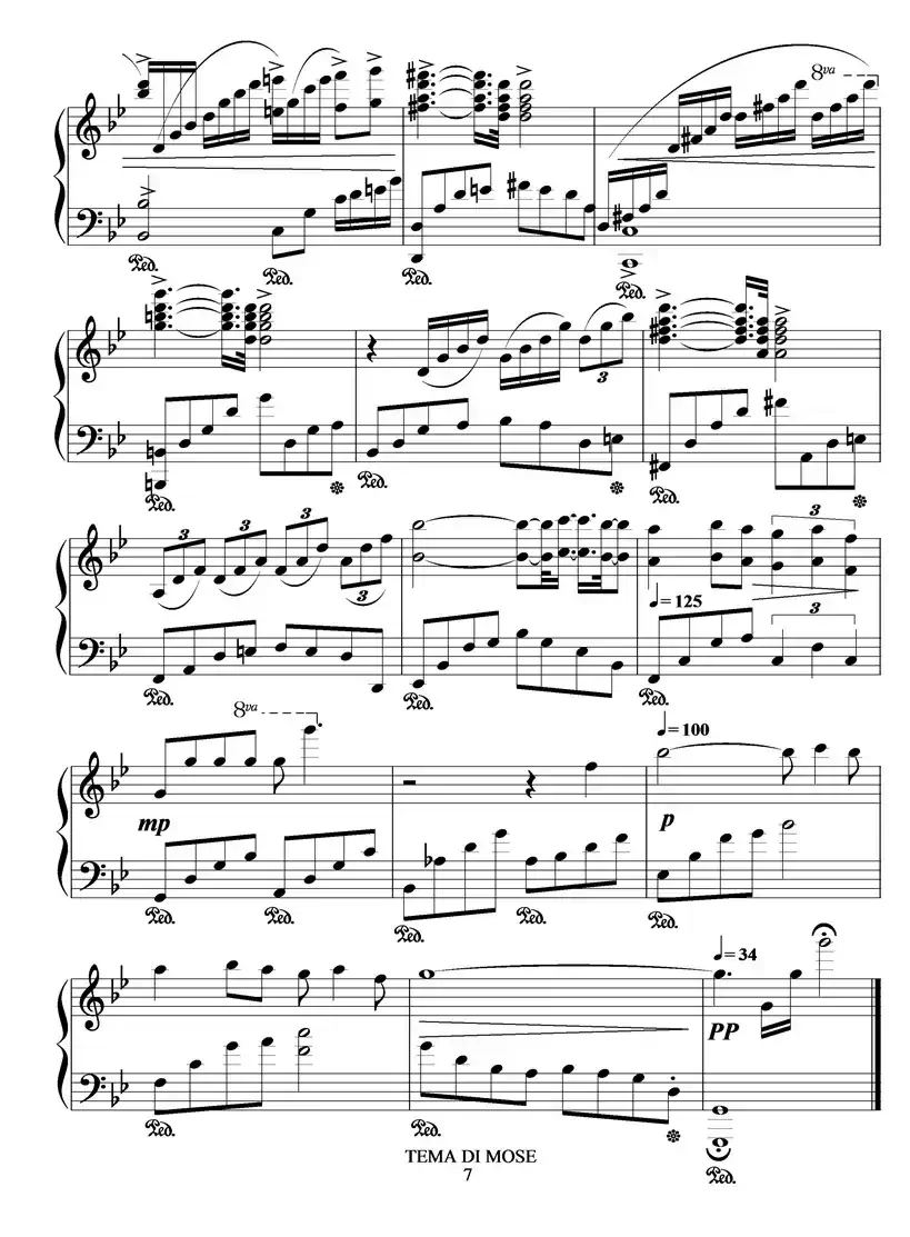 TEME DI MOSE(摩西主题)