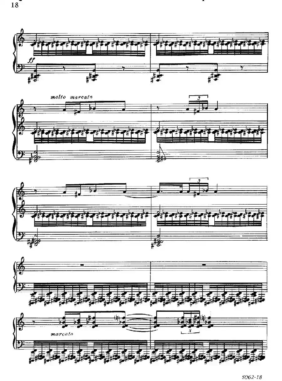 Arabesques Op.42（阿拉伯风格曲 9. 呼啸肆虐的风 ）