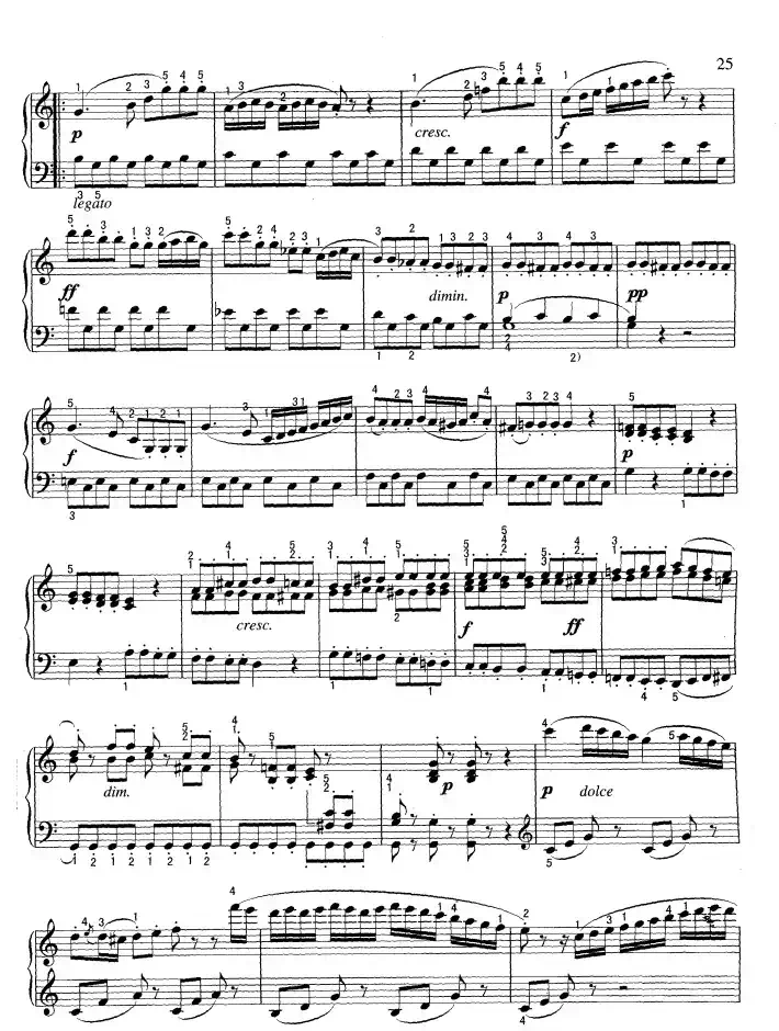 小奏鸣曲（Sonatine,op.36-3）