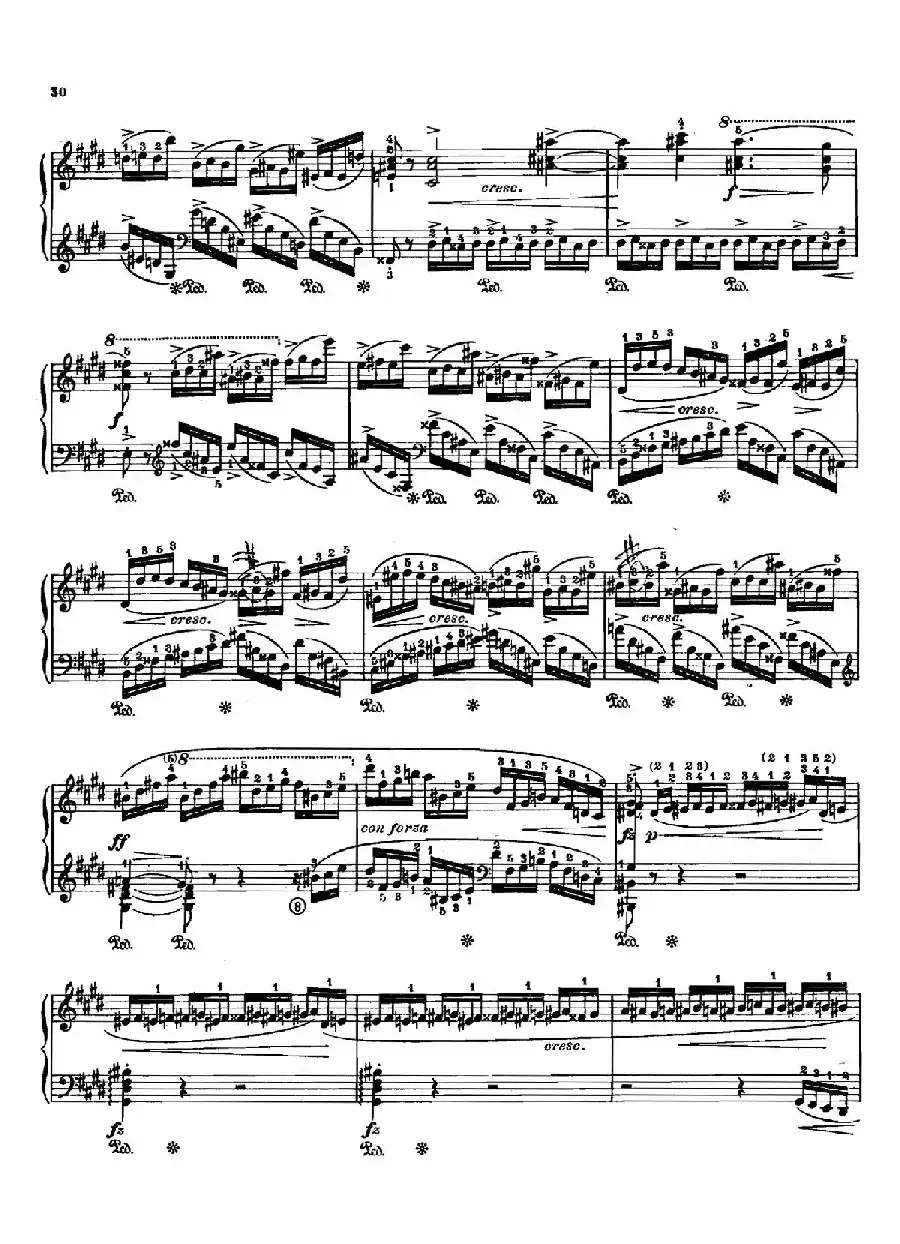 12 Etudes Op.10 柯尔托教学版（12首练习曲·4）