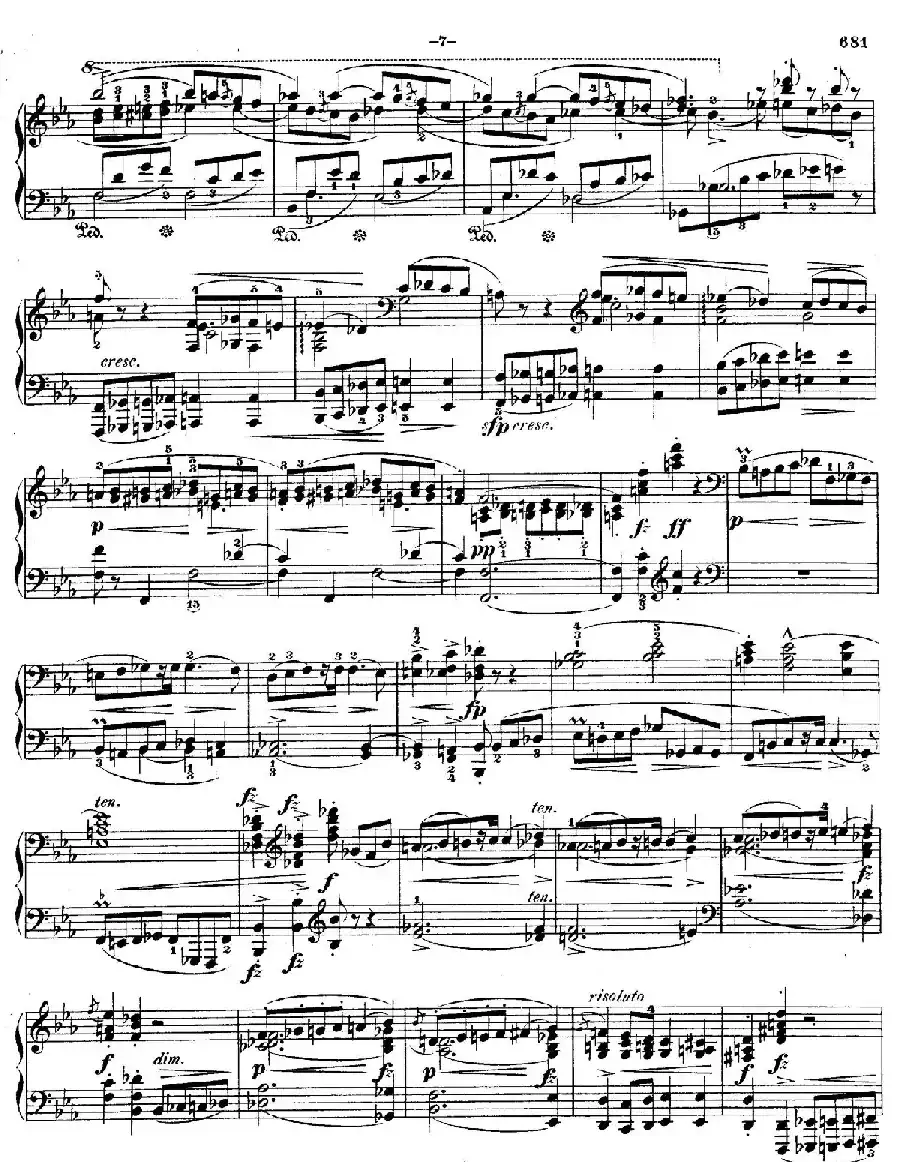 Piano Sonata No.1 in c Minor Op.4 （c小调第一钢琴奏鸣曲）