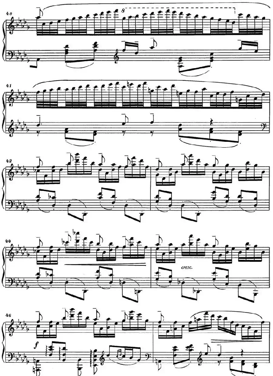 巴拉基列夫 改编钢琴曲《云雀》(格林卡)