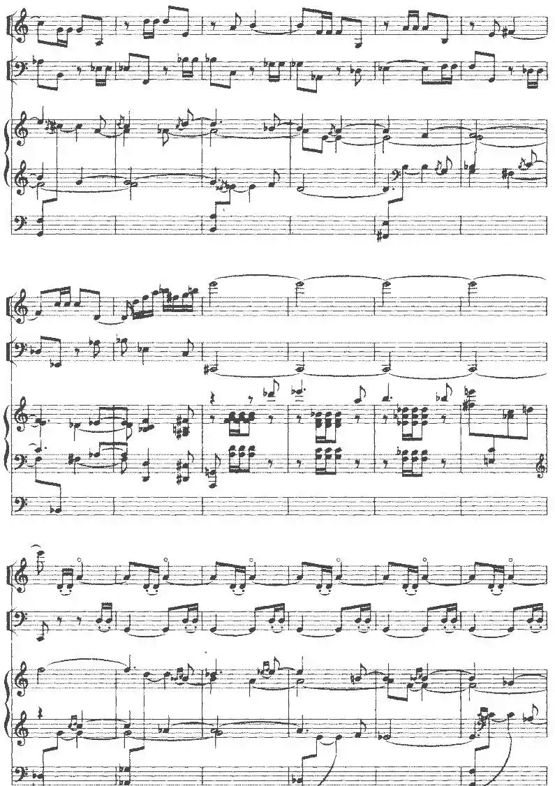 钢琴三重奏（陈铭志作曲版、小提琴+大提琴+钢琴）