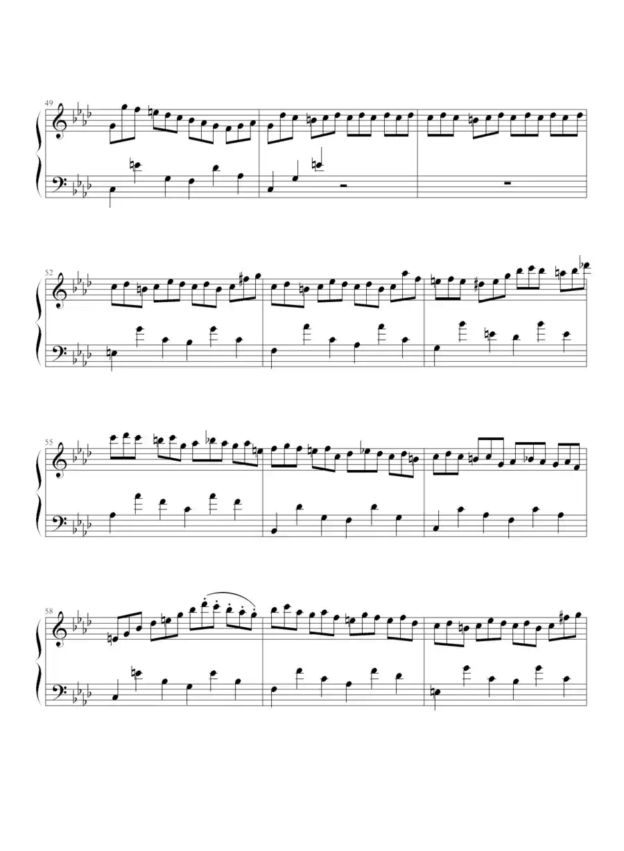 练习曲Op.25 No.2(肖邦曲、欧阳阳制谱版)