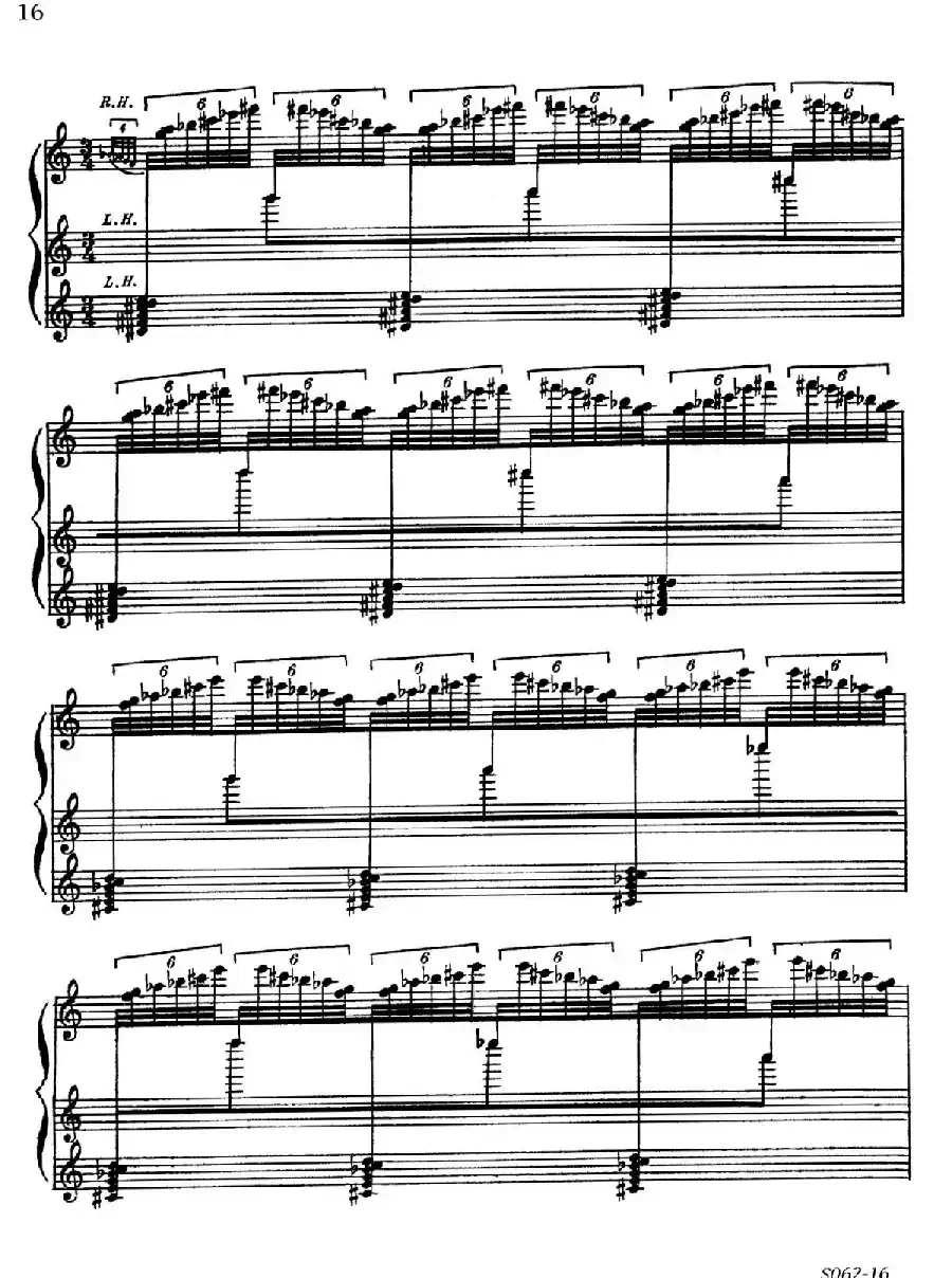 Arabesques Op.42（阿拉伯风格曲 9. 呼啸肆虐的风 ）