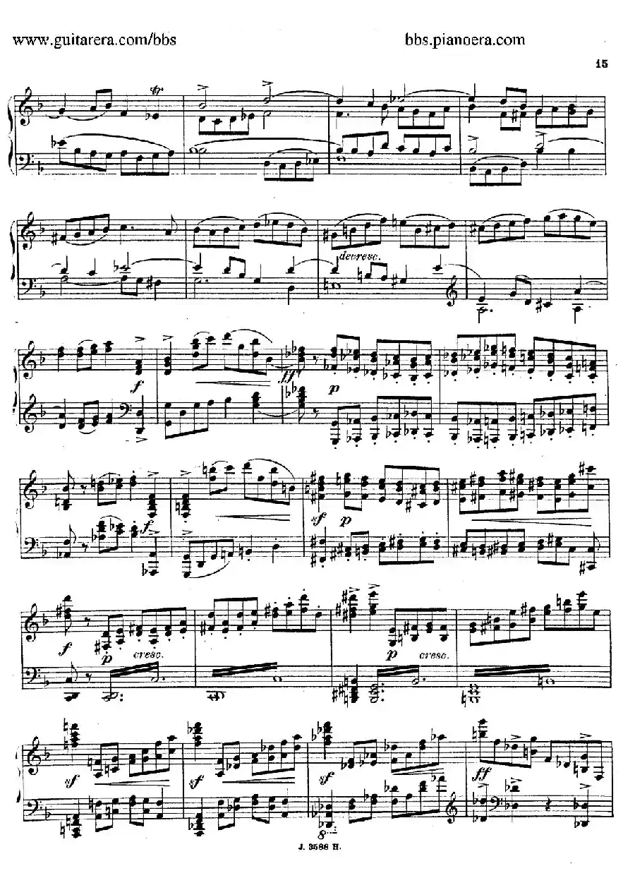 Theme with Variations and Fugue in F Major Op.14 （F大调主题变奏与赋格）