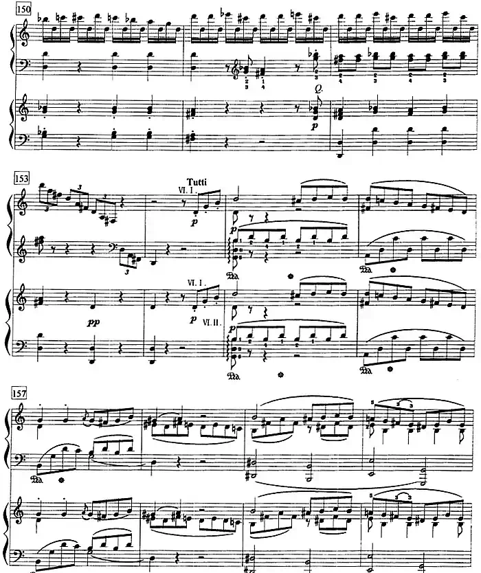 钢琴教程第八级 大型乐曲（C大调第一钢琴协奏曲 Op.15 第一乐章）