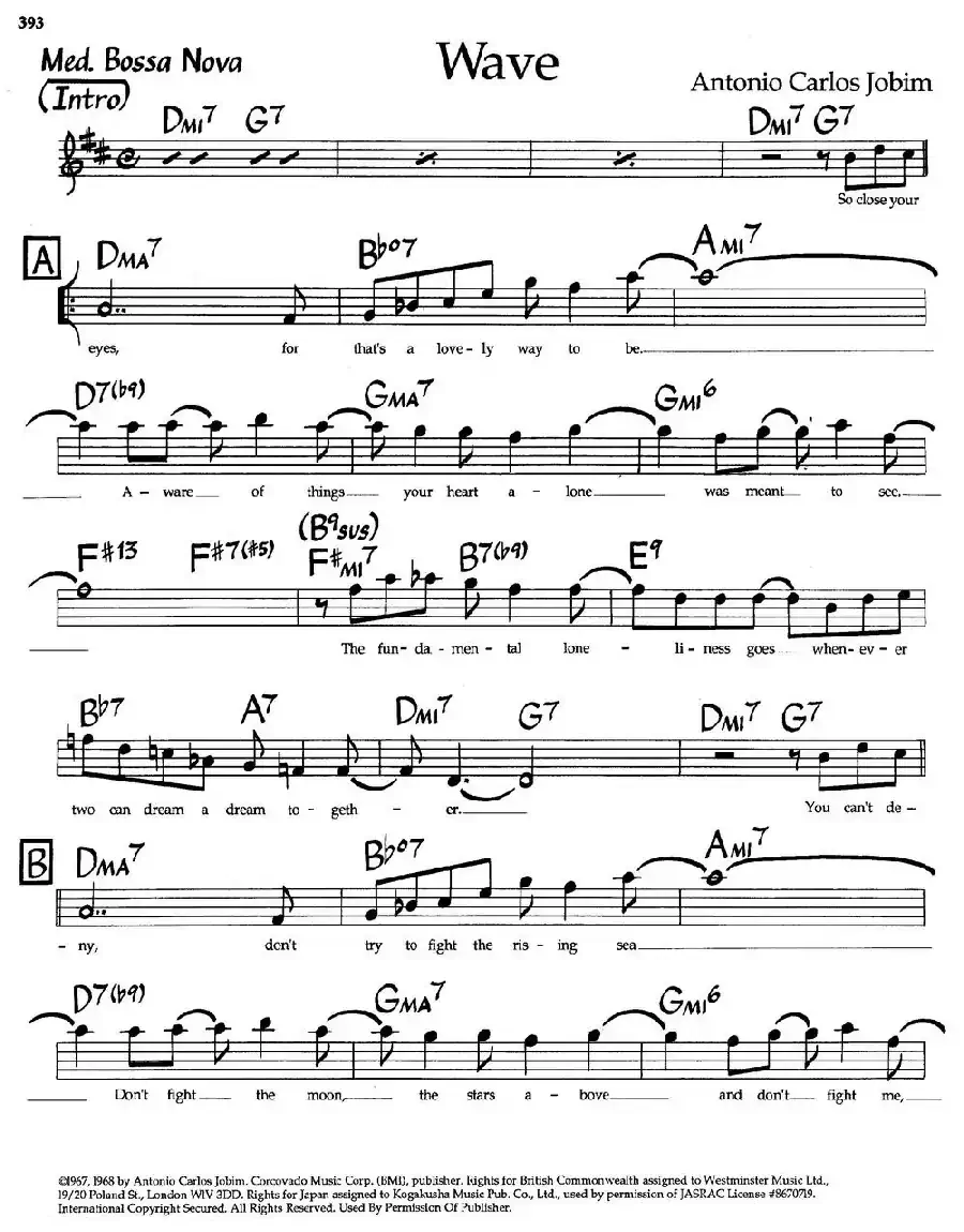 Wave（爵士钢琴曲）