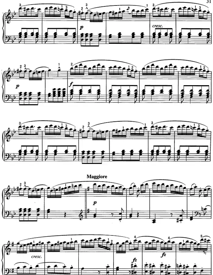 不可不弹的世界钢琴名曲：吉普赛回旋曲