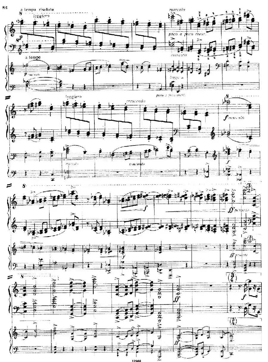Piano Concerto No.2 in c Minor Op.50（c小调第二钢琴协奏曲·Ⅲ·双钢琴）