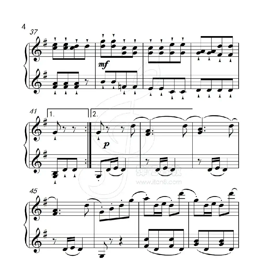 第二级 蜂蜜和三叶草（中国音乐学院钢琴考级作品1~6级）