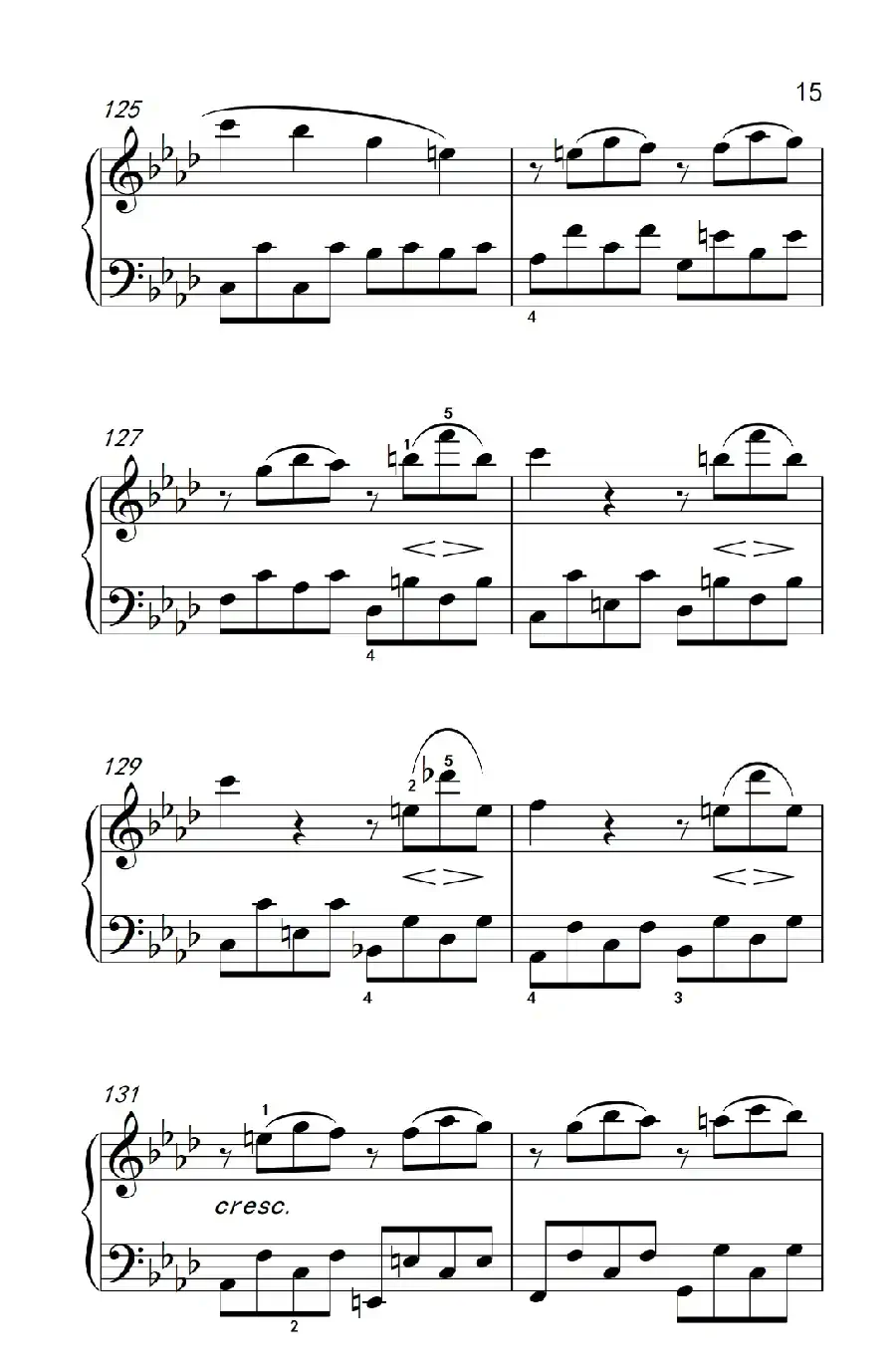 奏鸣曲 Opus 2 Nr.1 第一乐章(贝多芬奏鸣曲集 1)
