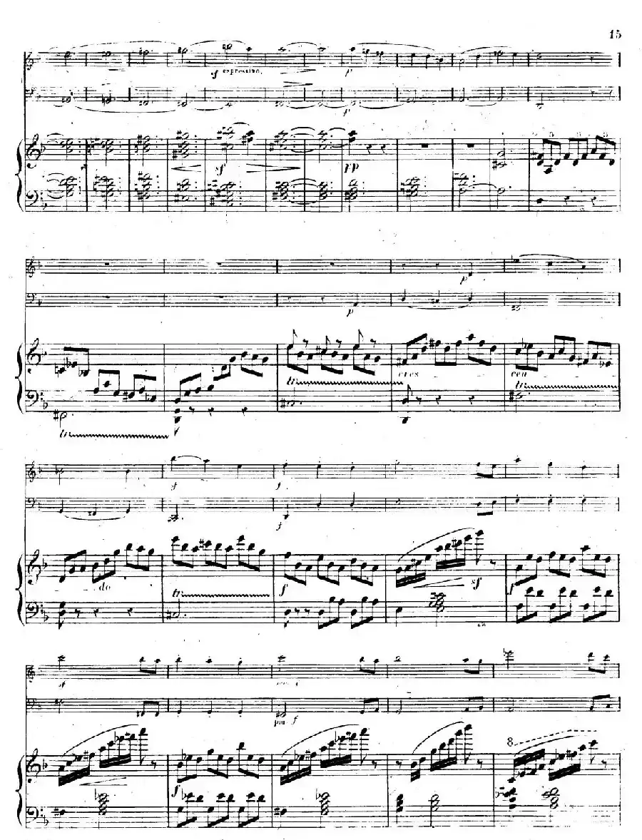 Piano Trio No.1 in d Minor Op.49（d小调第一钢琴三重奏·第一乐章）