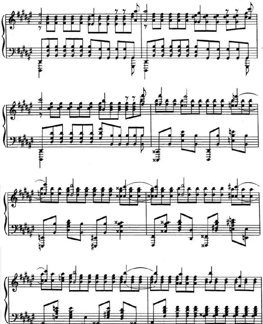 斯克里亚宾 钢琴练习曲 Op.8 No.12 Alexander Scriabin Etudes