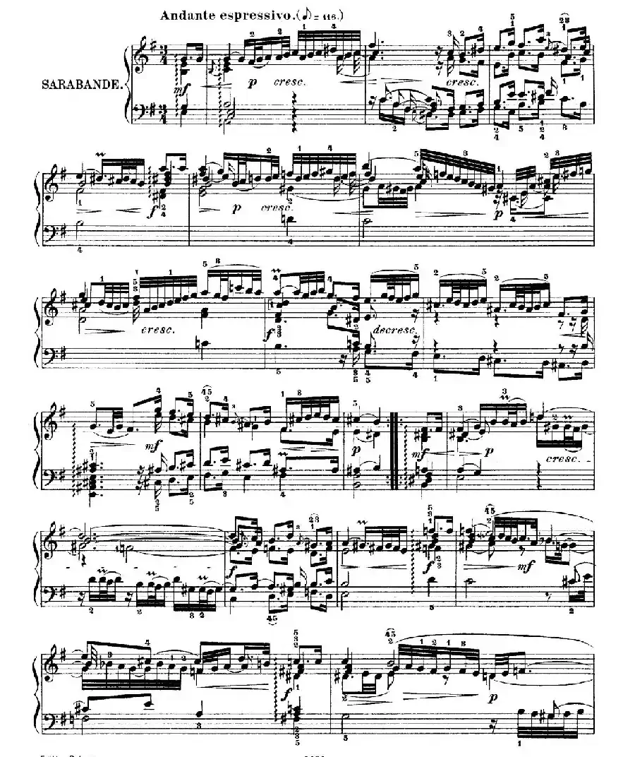 Six Partitas BWV 825-830（6首帕蒂塔·6）