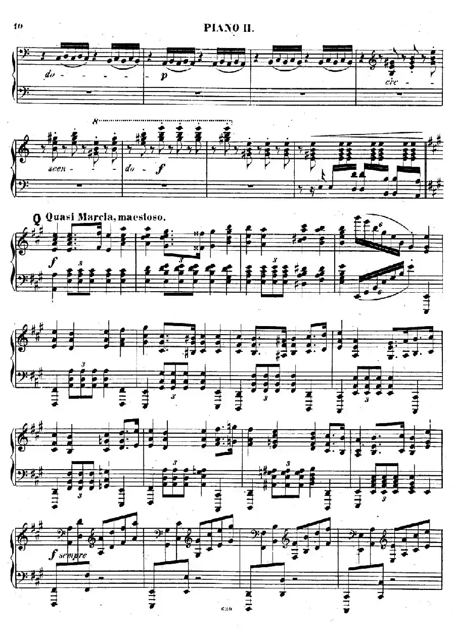 Chaconne for 2 Pianos Op.150（双钢琴第二钢琴）