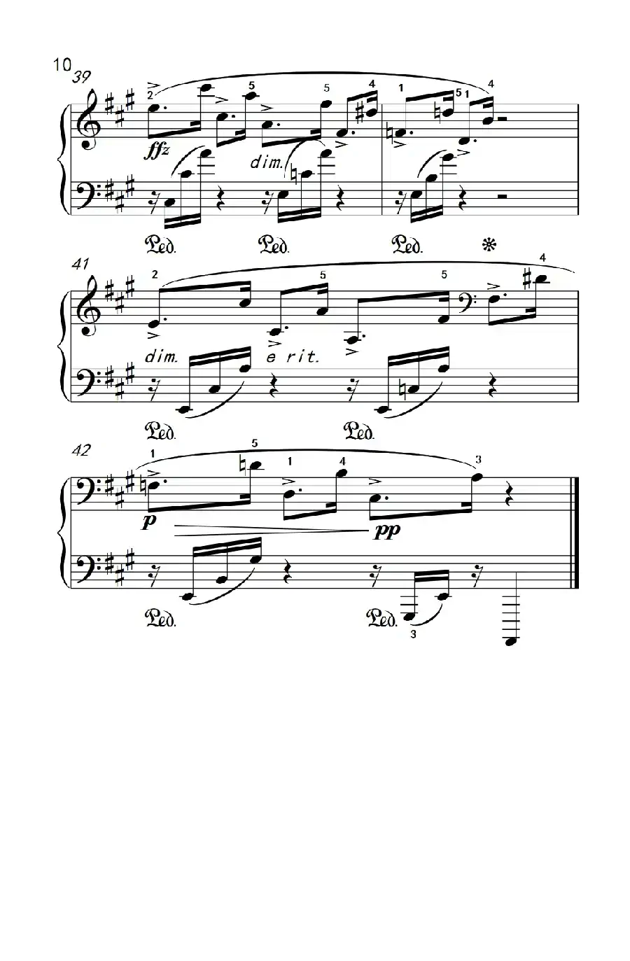 第六级 2.蝴蝶（中央音乐学院 钢琴（业余）考级教程 4-6级）