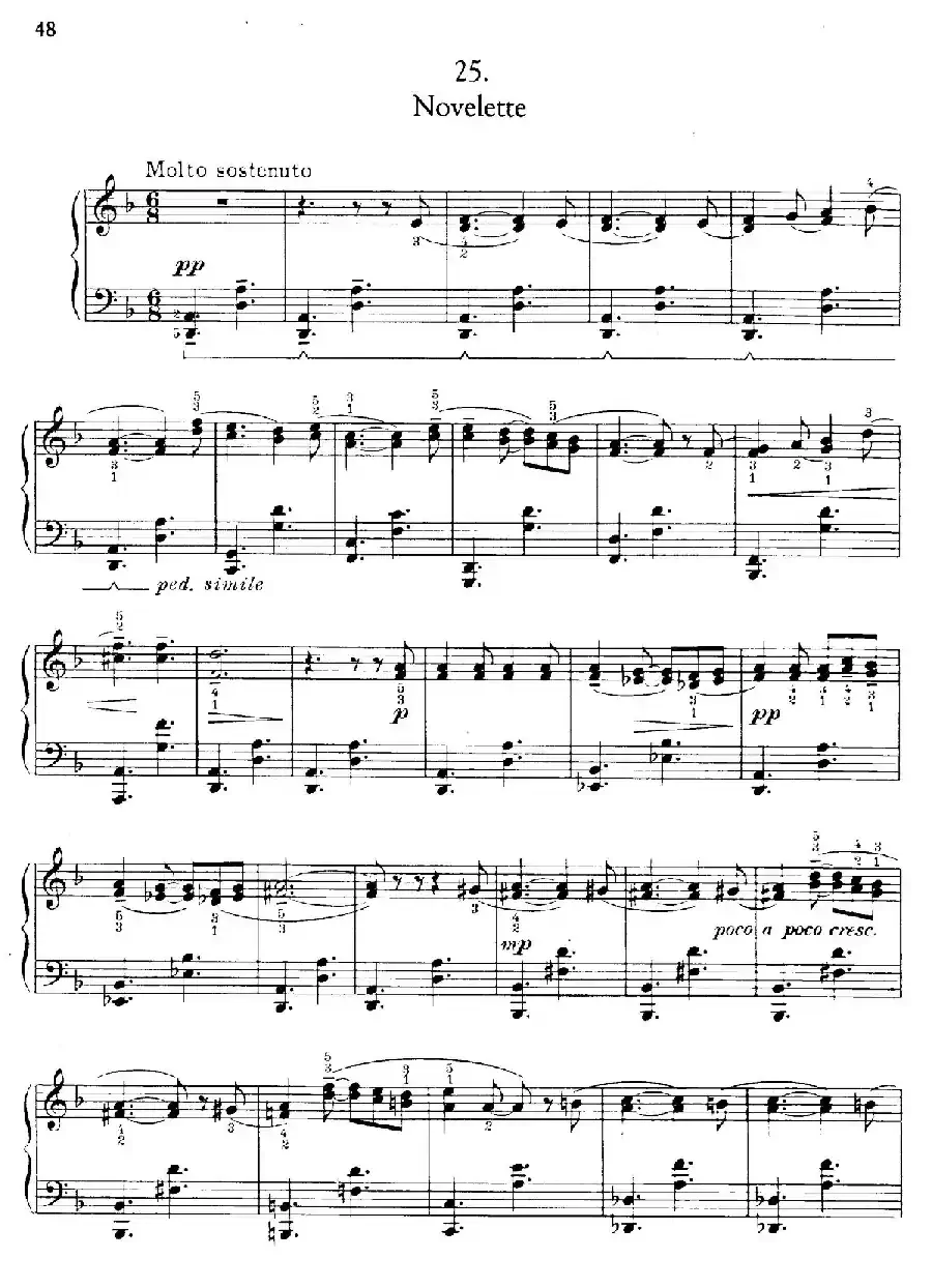 Thirty Pieces For Children Op.27（30首儿童钢琴曲 21—25）