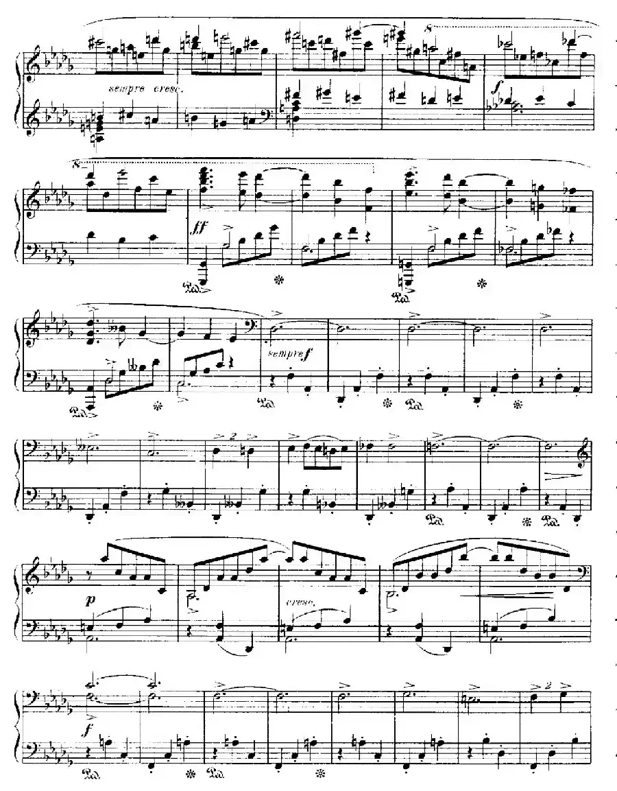 4 Valses Caprice（4首随想圆舞曲）（Op.59 No. 3 in G-flat ​）