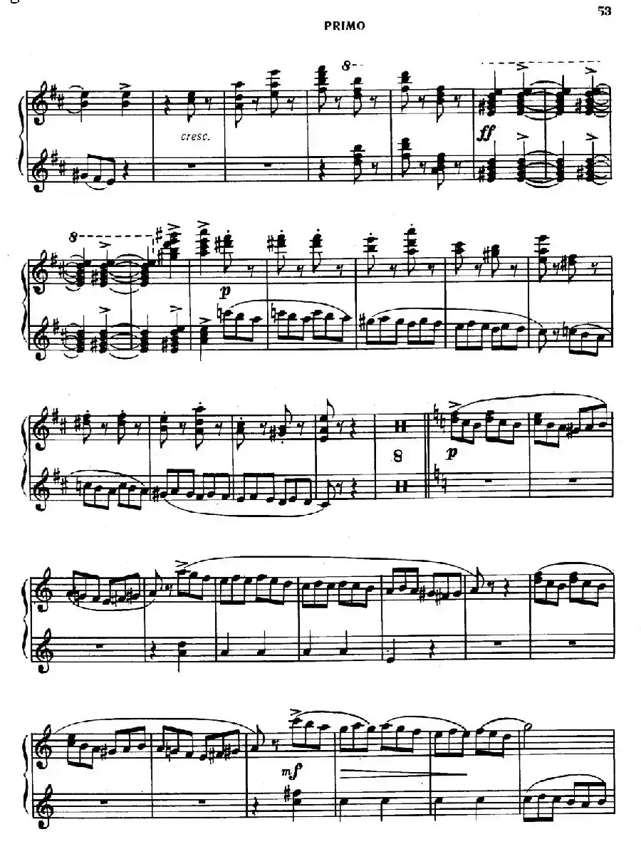Tarantella in D Major（D大调塔兰泰拉舞曲·四手联弹）
