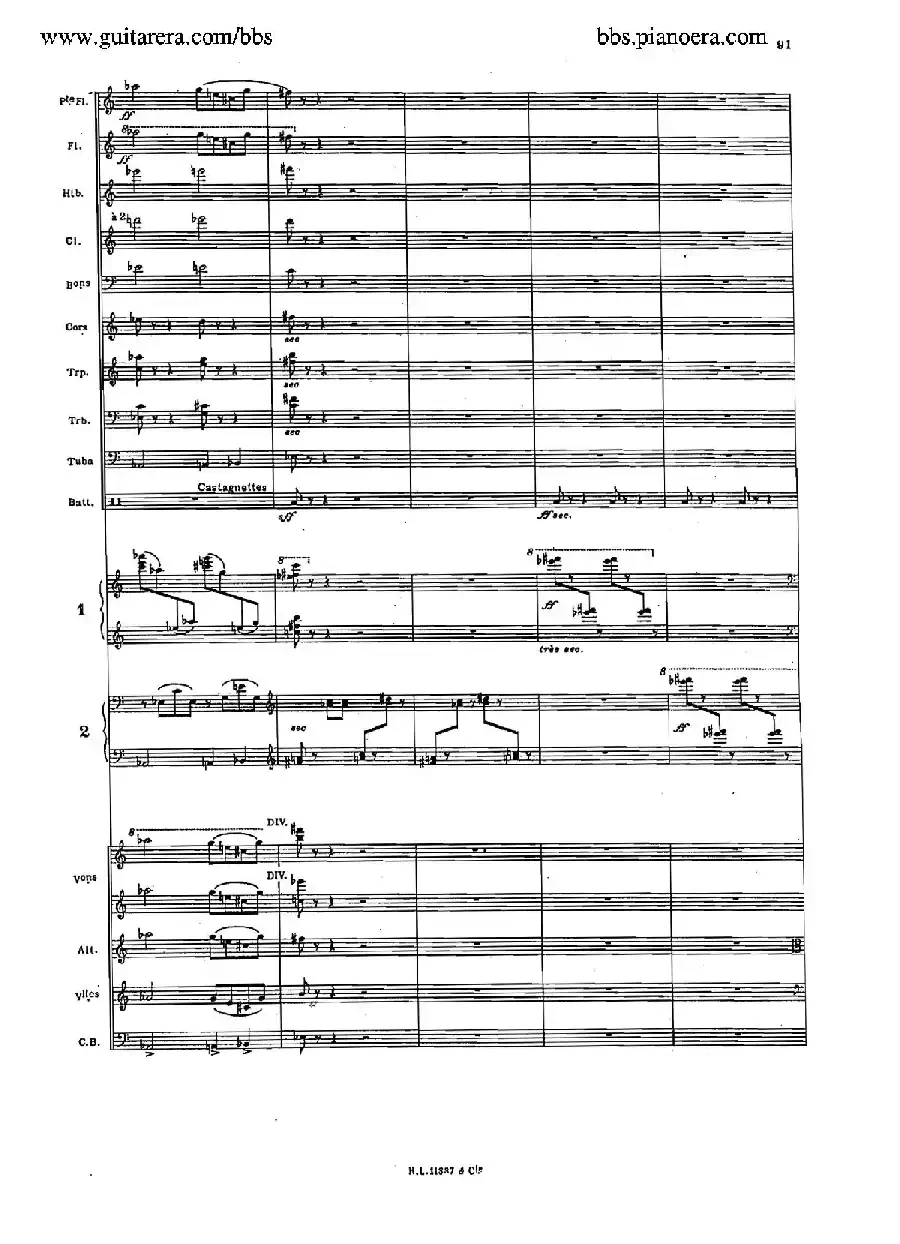 Concerto for 2 Pianos in d Minor（d小调双钢琴协奏曲·总谱）