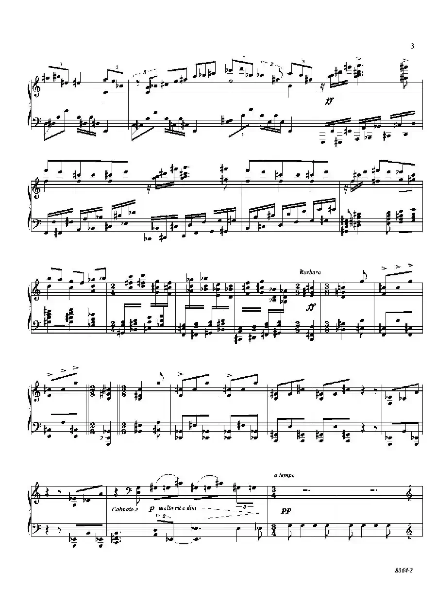 Piano Sonata No.8（第八钢琴奏鸣曲）（1）
