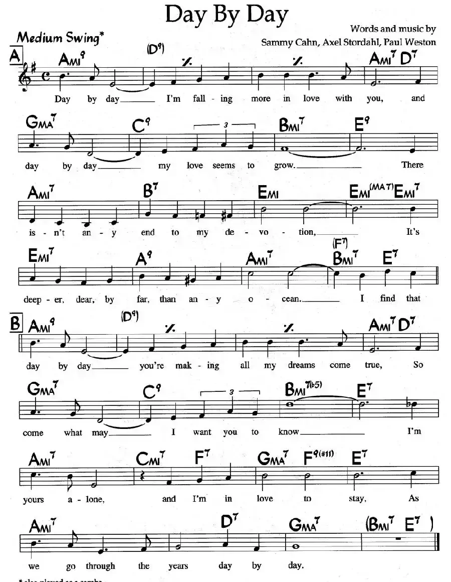 Day By Day(爵士钢琴曲)