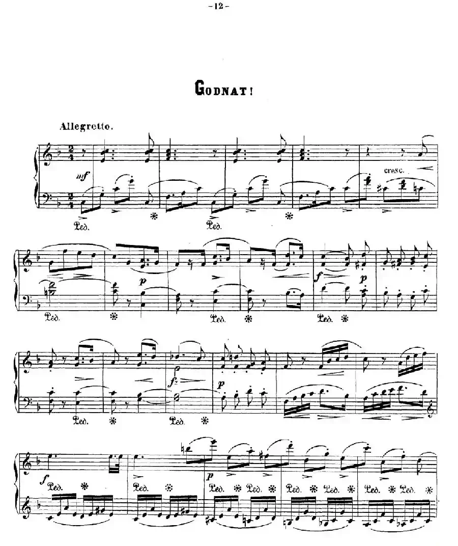 Bárnenes Juul Op.36（孩子们的圣诞夜·4. 晚安）