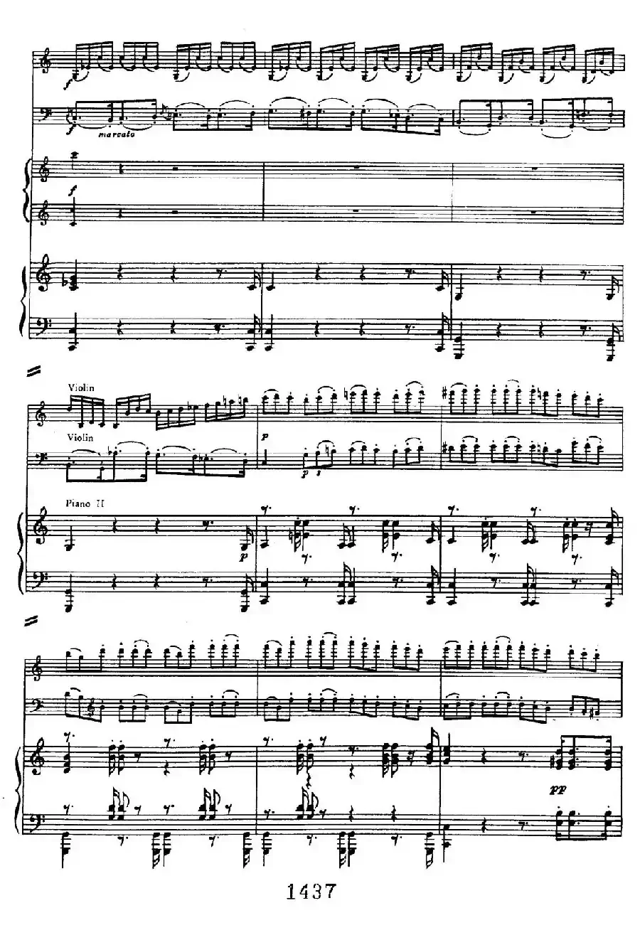 Triple Concerto in C Major Op.56（C大调三重协奏曲·双钢琴·Ⅰ）