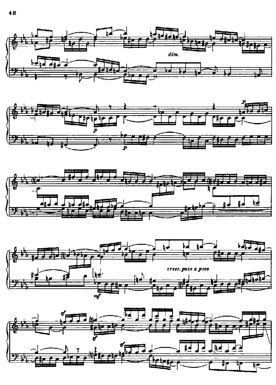 24 Preludes and Fugues Part.2 Op.45（24首前奏曲与赋格·第二部分·20）