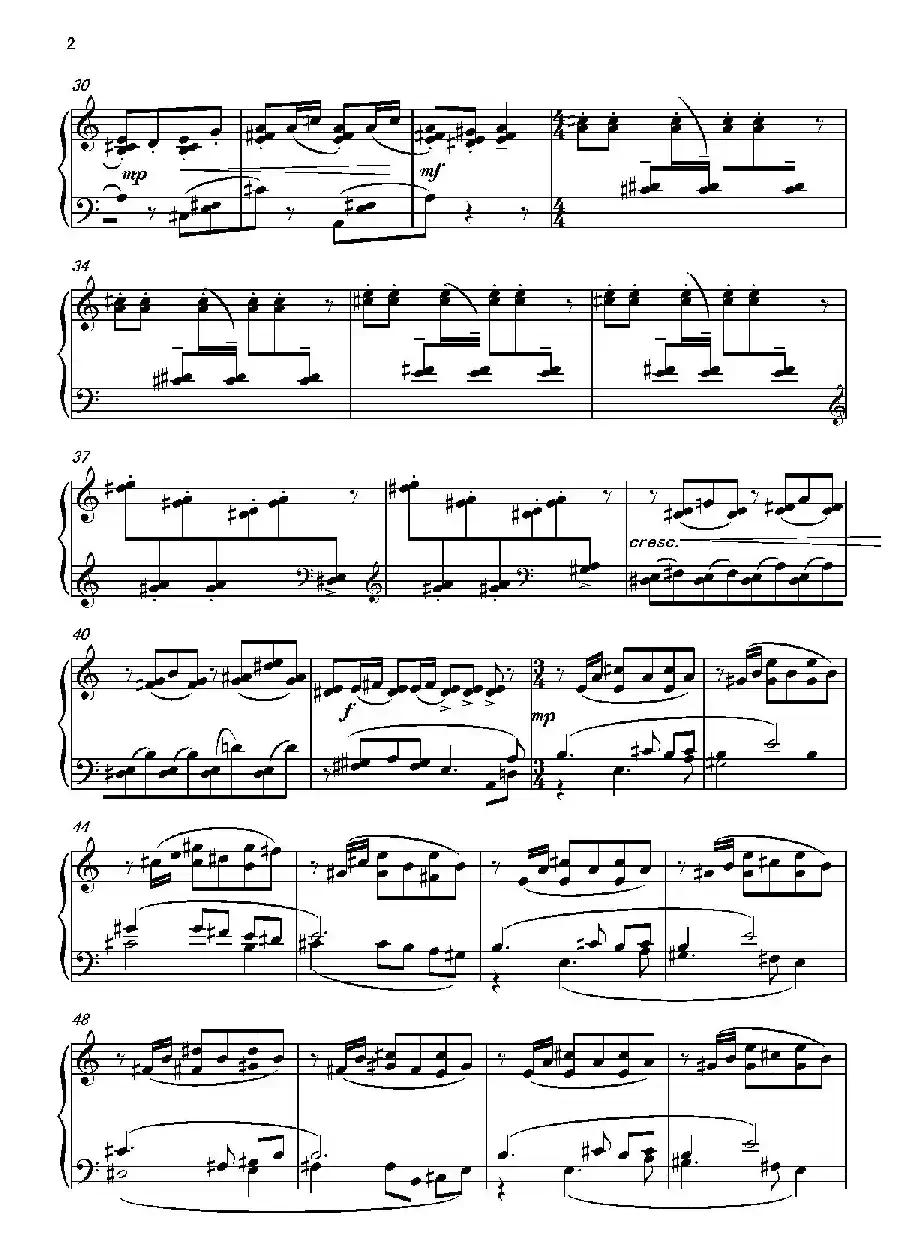 第4钢琴奏鸣曲Piano Sonata N0.4（第3乐章）