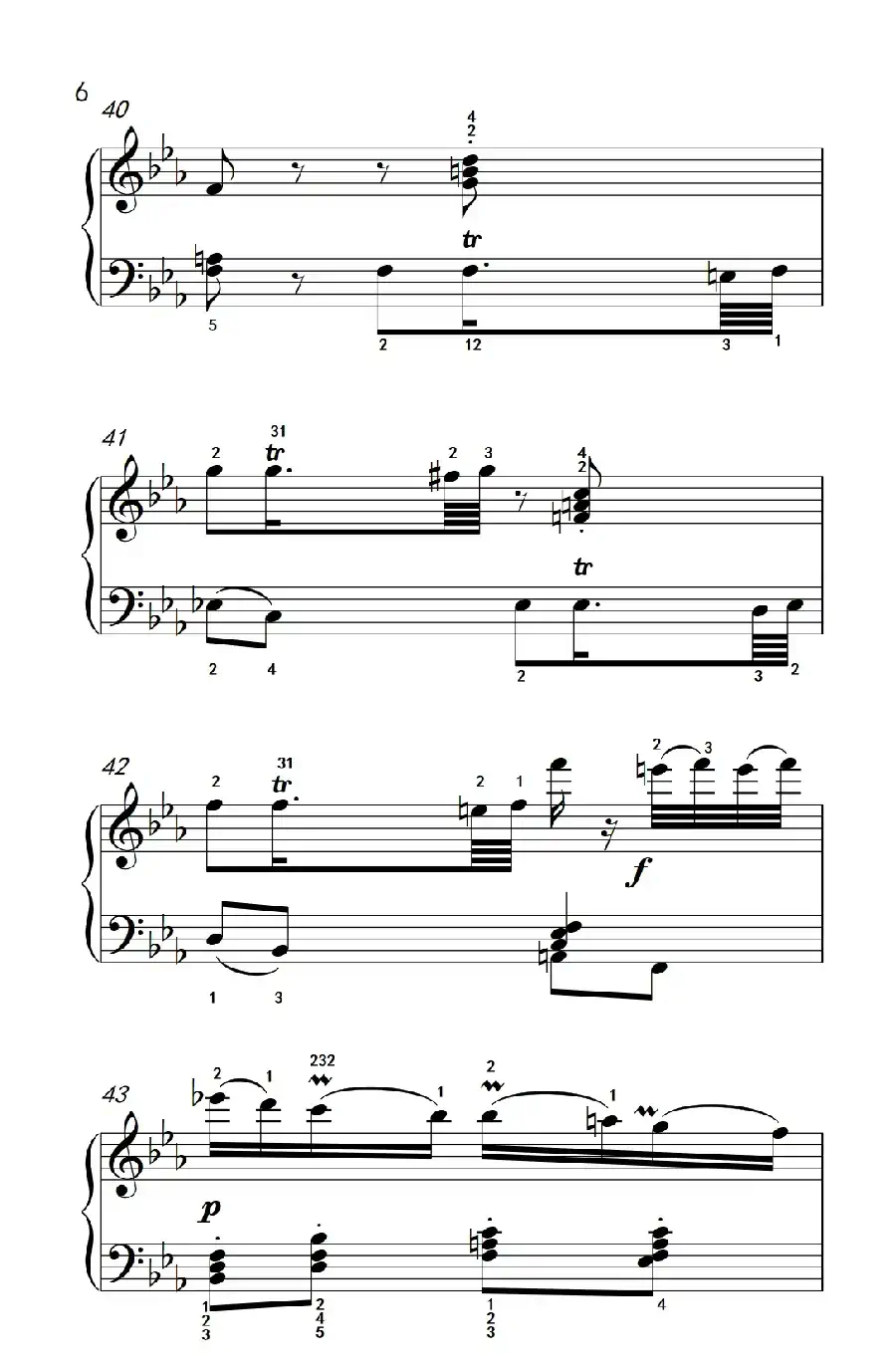 奏鸣曲 Opus 7 第四乐章(贝多芬奏鸣曲集 2)