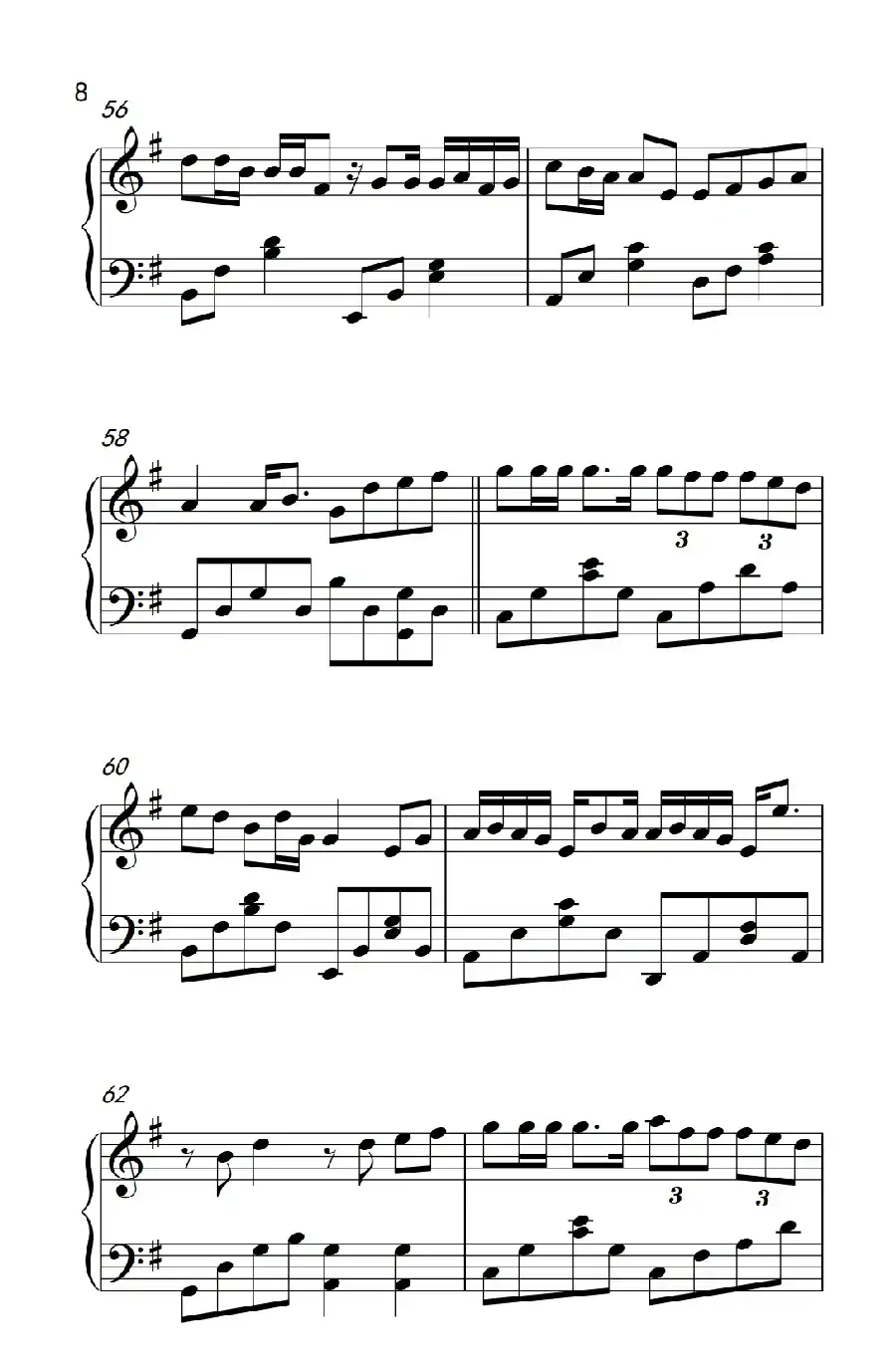 幸福不是情歌（《弹吧音教》制谱）