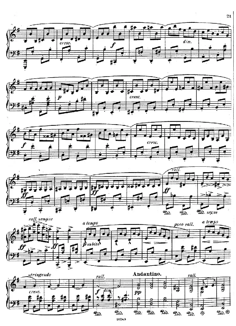 Etudes Rythmiques Op.149（节奏练习曲集）（5）