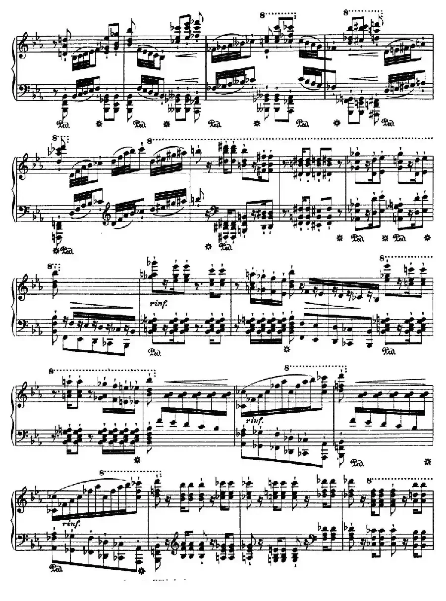 12 Etudes d'execution Transcendante S.139（12首超技练习曲·8）