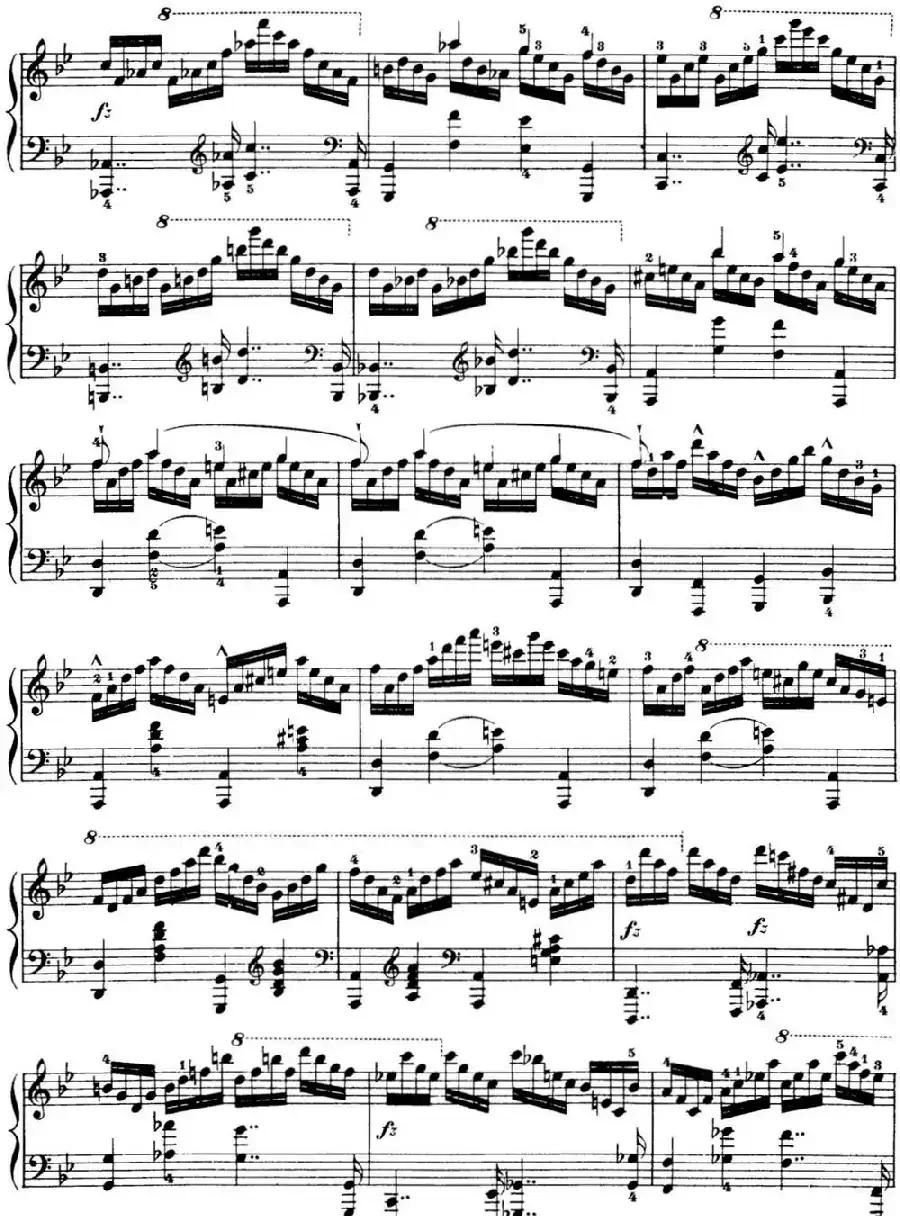 50首车尔尼Op.740钢琴手指灵巧技术练习曲(NO.50)