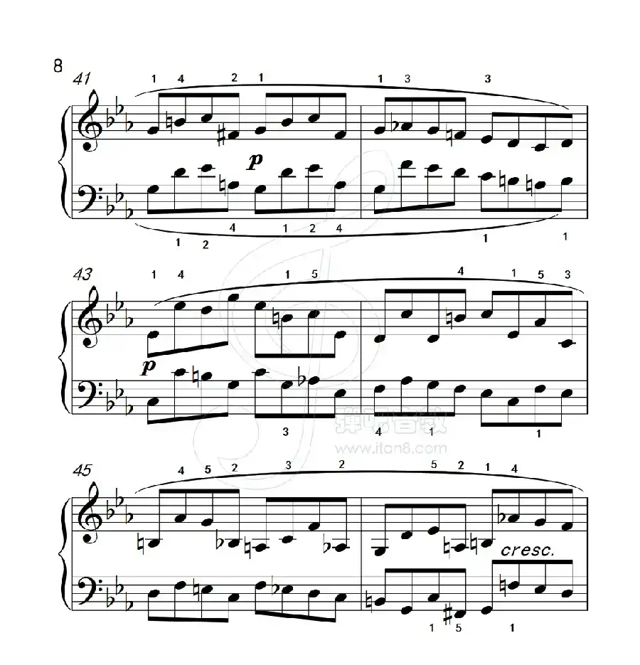 练习曲 27(克拉莫钢琴练习曲60首)