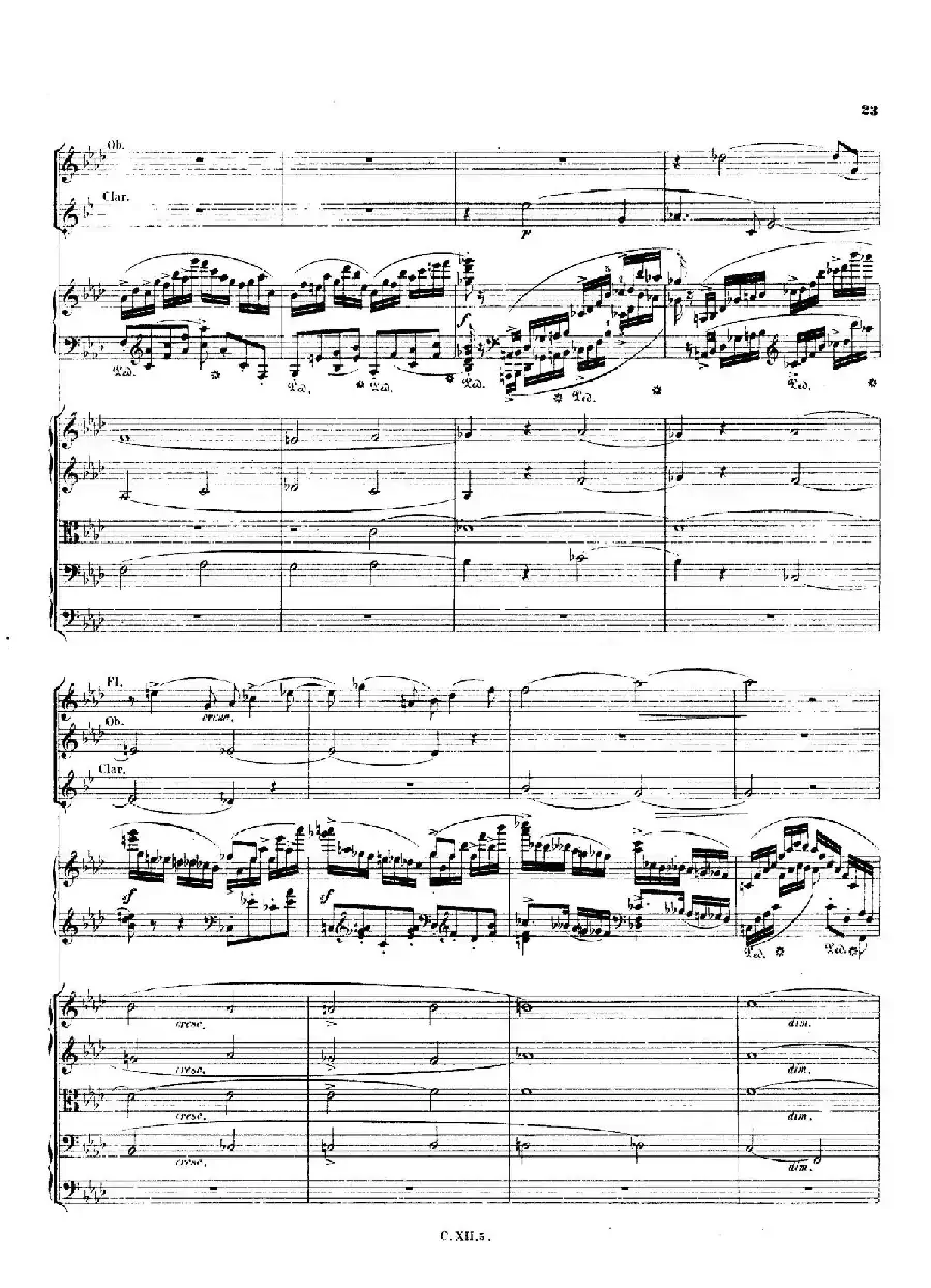 Piano Concerto No.2 in f Minor Op.21（f小调第二钢琴协奏曲·总谱）