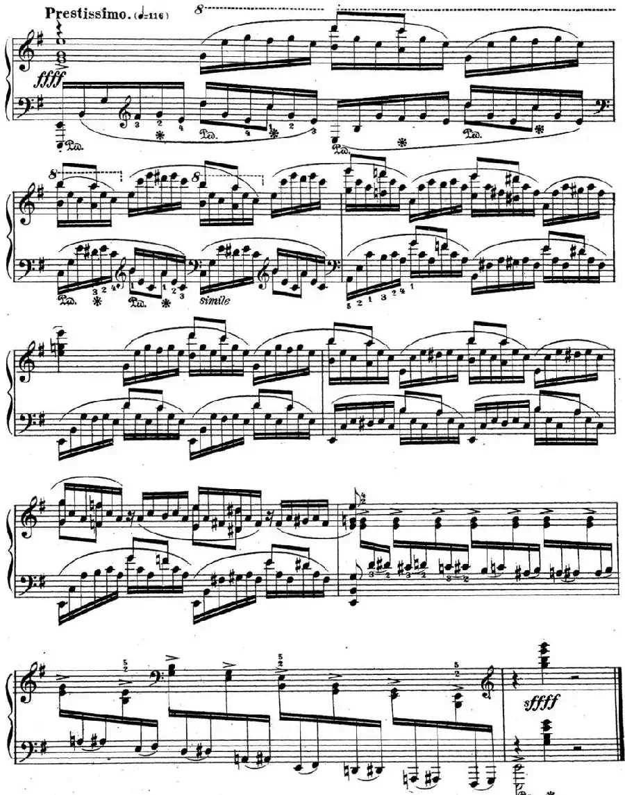 拉赫玛尼诺夫 音乐瞬间 Op.16 No.4 e小调