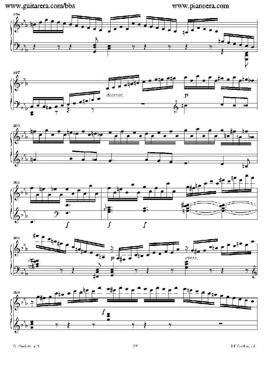 Grande Piano Sonata in c Minor Op.2（c小调华丽钢琴奏鸣曲·第四乐章）