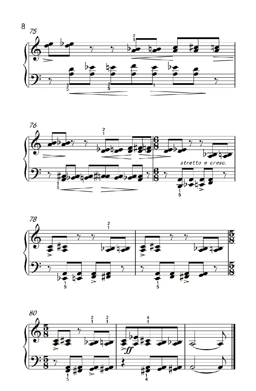 自由变奏（巴托克 小宇宙 钢琴教程 6）