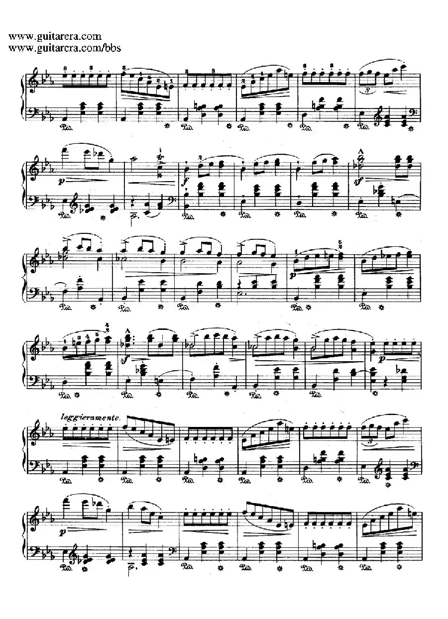 Grande Valse Brillante in E-flat Major Op.18 （降E大调华丽辉煌圆舞曲）