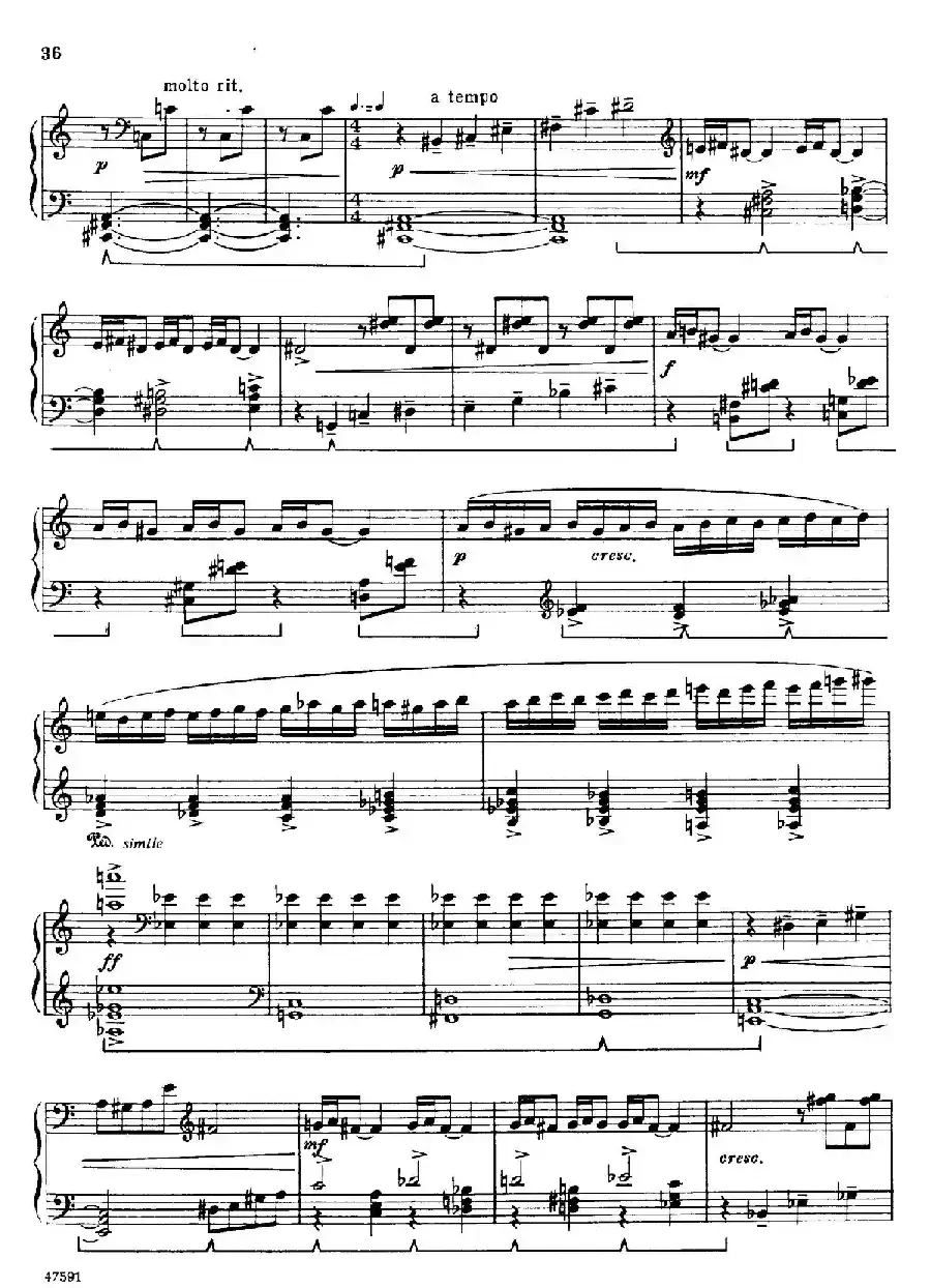 Piano Sonata in E-flat Major Op.95（降E大调钢琴奏鸣曲·Ⅲ）