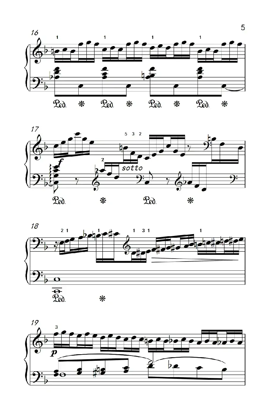 莫什科夫斯基 钢琴练习曲（第六首）