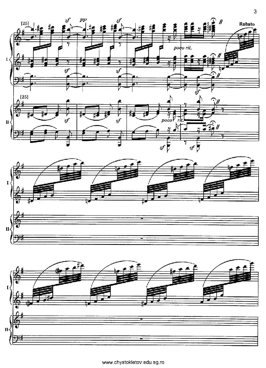 Nutcracker Op.71 芭蕾舞剧《胡桃夹子》（改编双钢琴版·第三部分）
