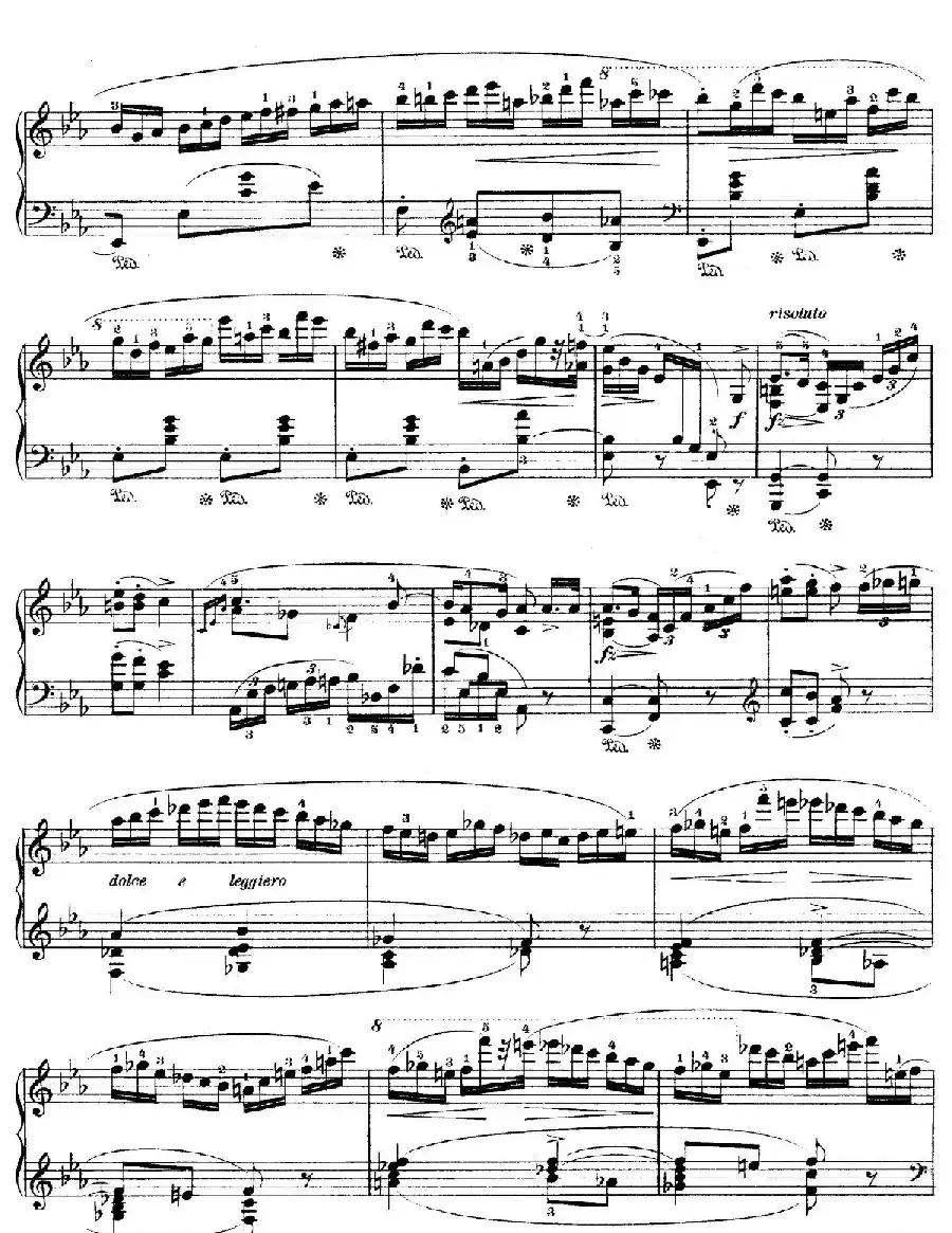 Rondo in E flat Major Op.16（降E大调回旋曲）